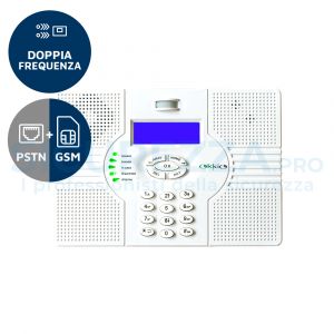 Centralina a doppia frequenza Superokkio PSTN+GSM integrato